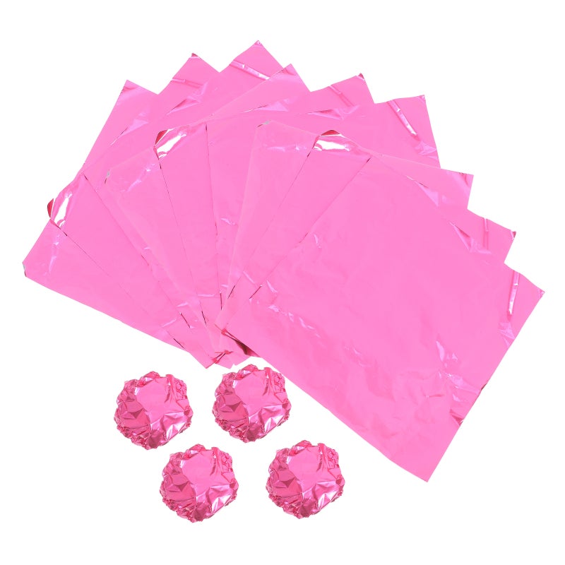 100pcs : Aluminum Foil Chocolate Wrapping Paper Homemade Chocolate DIY Packaging for Party Wedding Birthday 20*20cm - Image 4