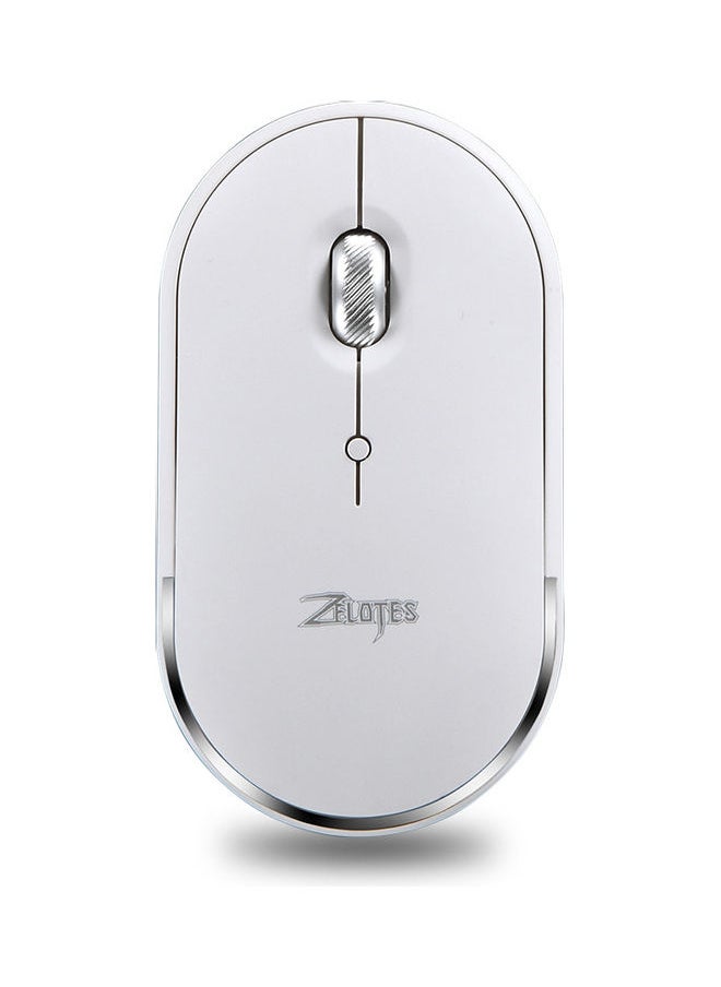NIBEMINENT F11 Three Mode Bluetooth Mouse White  - Image 1