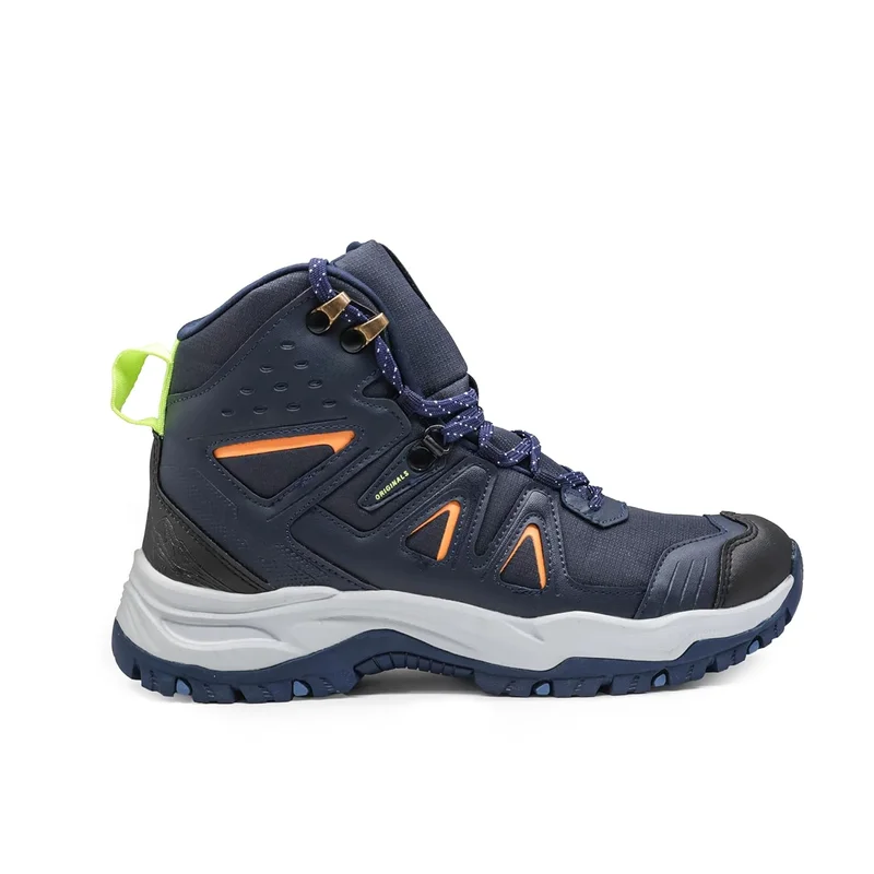 Asian Navy Orange Trekking Shoes for Men and Boys