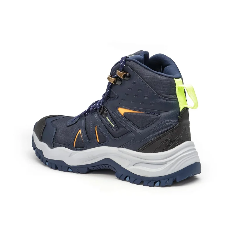 Asian Navy Orange Trekking Shoes for Men and Boys