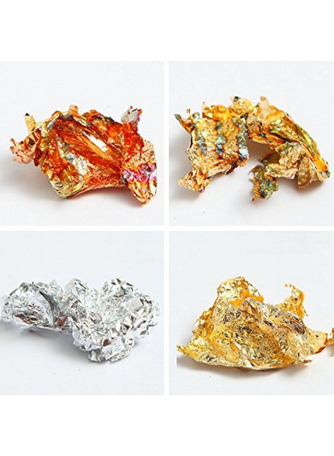 مينجين مسمار الفن الترتر الذهب والفضة Paillette فليك رقاقة احباط الاكريليك الأشعة فوق البنفسجية هلام ديكور مائي - Image 5