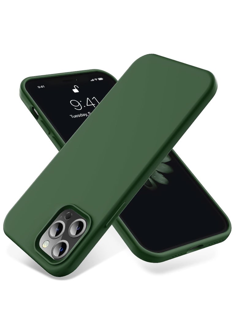 Square Silicone Case Compatible with iPhone 11 Pro Max Case, Liquid Silicone Slim Fit Case (Individual Protection for Each Len) for iPhone 11 Pro Max 6.5" (Clover Green) - Image 1