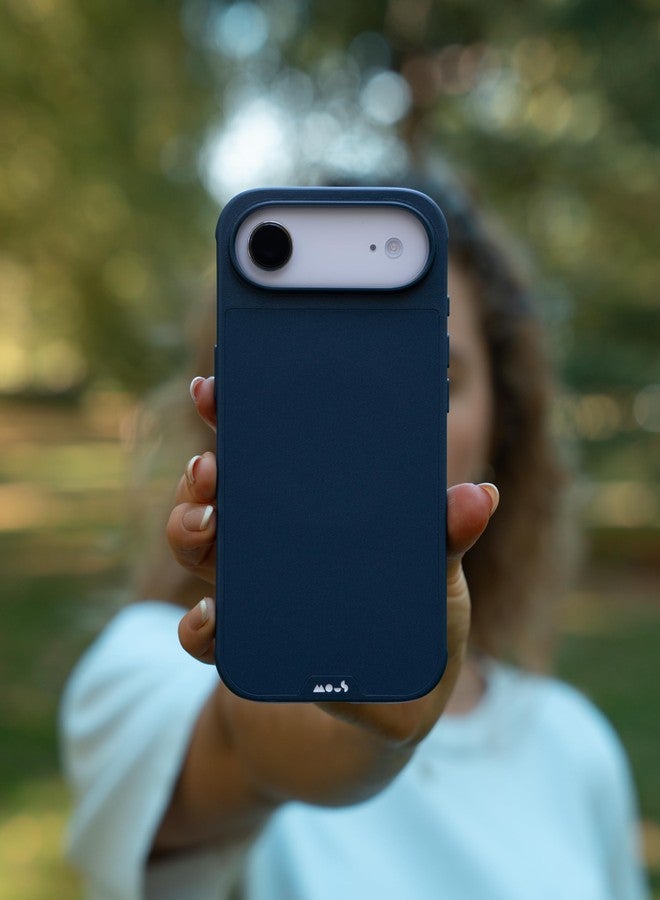 Mous for iPhone Air Case, Compatible with MagSafe - Limitless - Protective Magnetic Cover for iPhone Air - Shockproof, Full Camera Protection, Anti-Scratch Back, Marine Blue - Image 5