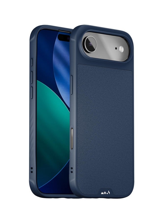 Mous for iPhone Air Case, Compatible with MagSafe - Limitless - Protective Magnetic Cover for iPhone Air - Shockproof, Full Camera Protection, Anti-Scratch Back, Marine Blue - Image 1
