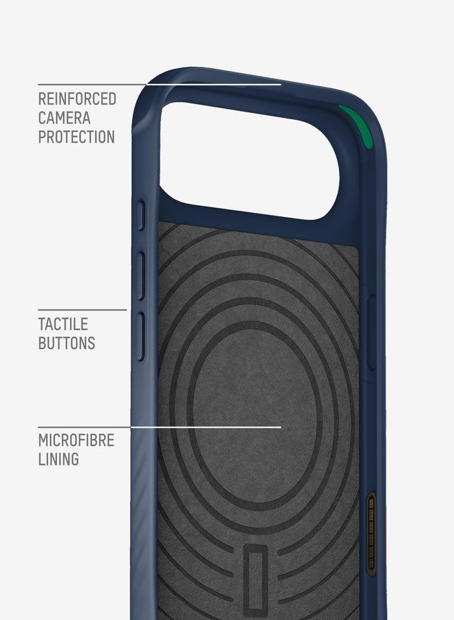 Mous for iPhone Air Case, Compatible with MagSafe - Limitless - Protective Magnetic Cover for iPhone Air - Shockproof, Full Camera Protection, Anti-Scratch Back, Marine Blue - Image 3