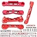 UURCSKY Aluminum Front Rear Suspension Arm Mount for Arrma 18 kratonOutcastTyphon 6s 17 FelonyInfraction 6s Upgrade PartRed - Image 4
