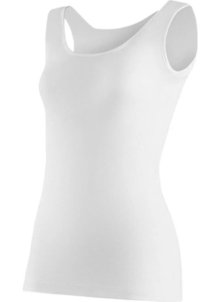 Goldoremi̇ Star 2028 Battal Wide Strap Piping Ribbed Women's Undershirt