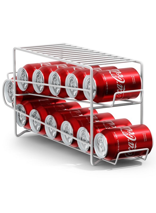 Sorbus Sorbus Soda Can Rack Beverage Dispenser - Dispenses 12 Standard Size 12oz Soda Cans (White)  - Image 1