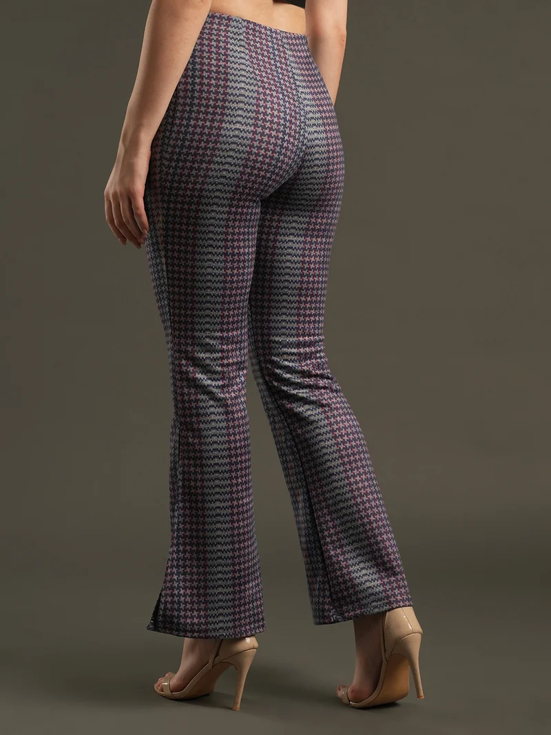 globus Women Printed Slim-Fit Treggings