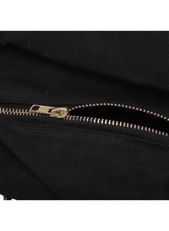 AIWANTO Garden Tool Bag & Roll-Up Tool Pouch – Foldable Tool Organizer for Car Back Seat, Garage & Garden | Storage Bag for Pliers, Wrenches & Hand Tools - Image 4