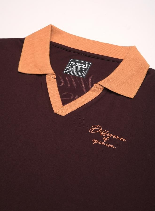 Difference of Opinion Men Relaxed Fit Printed Polo - Image 3