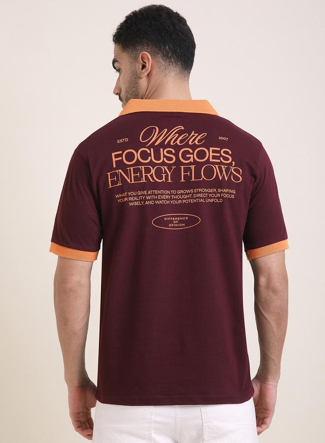 Difference of Opinion Men Relaxed Fit Printed Polo - Image 5