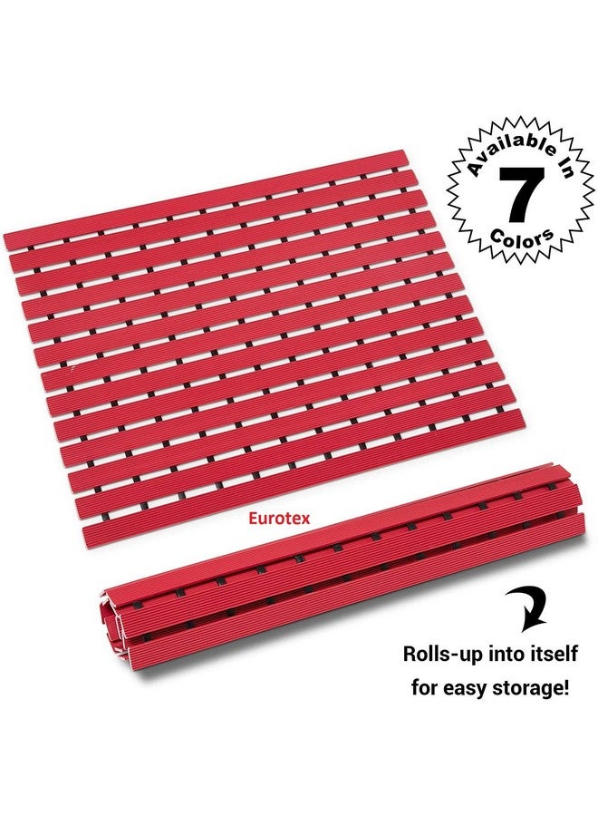 Eurotex Shower Mat Anti Slip for Shower, Kitchen, Wet Area, Laundry Room Indoor Outdoor, Non Skid (Burgandy, 61cm x 45cm) - Image 2