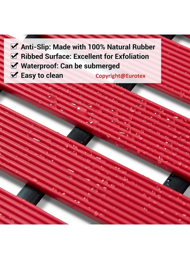 Eurotex Shower Mat Anti Slip for Shower, Kitchen, Wet Area, Laundry Room Indoor Outdoor, Non Skid (Burgandy, 61cm x 45cm) - Image 5
