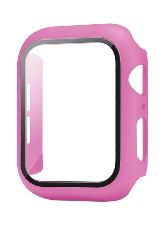 NIBEMINENT Protective Hard Case for Apple Watch 38mm Rose Red - Image 1