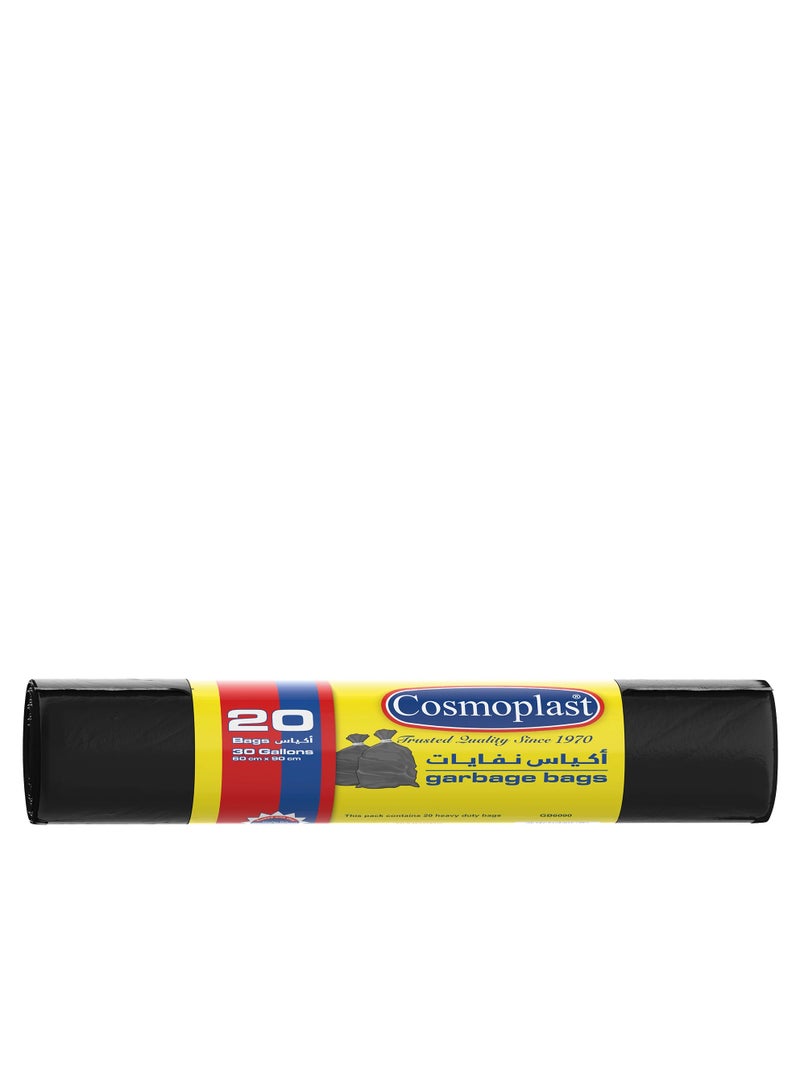 Cosmoplast Cosmoplast Garbage Bags 30 Gallons 60 x 90 cm 