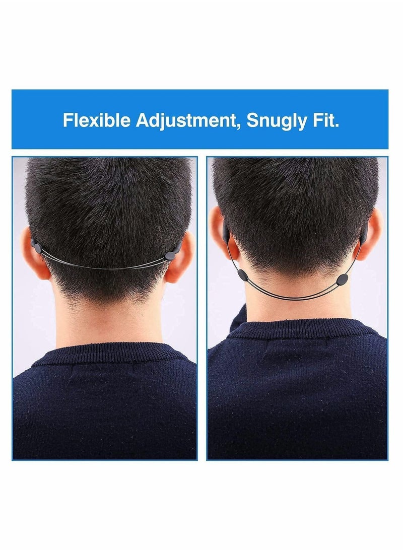 NIBEMINENT Adjustable Eyewear Retainer, Universal Fit Sports Sunglasses Unisex Sunglass Strap Safety Glasses Holder, Eyeglass Holders Around Neck, Retainer Cord Chains Lanyards  - Image 3