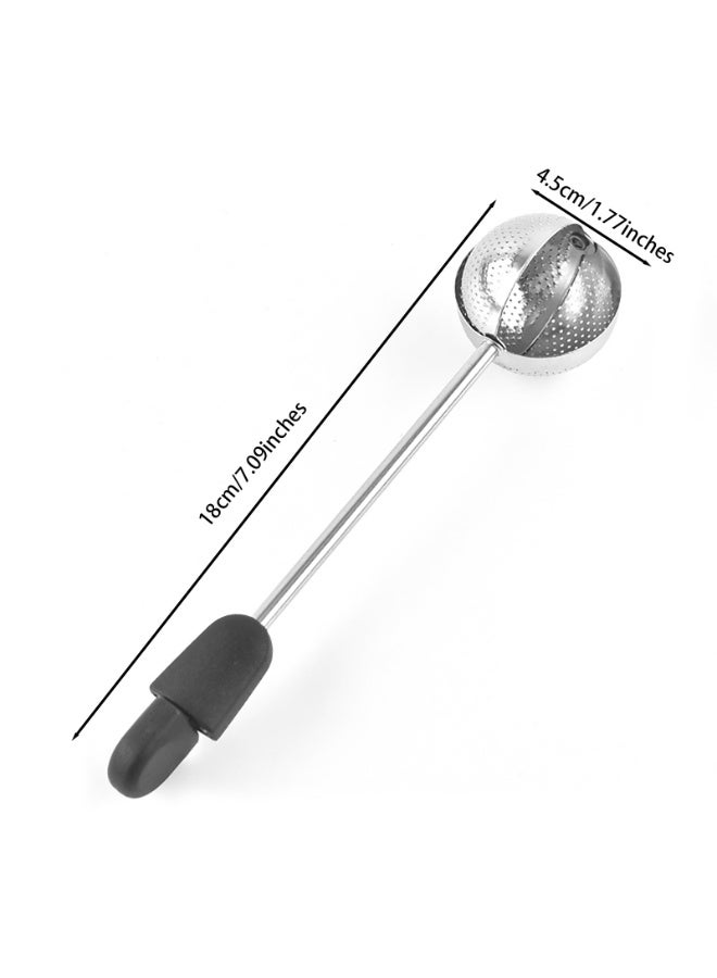 Tea Infuser Stainless Steel Rotating Tea Strainer for Most Cup Teapot Tea Filter Holder  - Image 2
