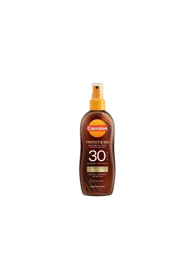 Carroten Protect & Tan Oil Spray SPF30 150ml - Image 1