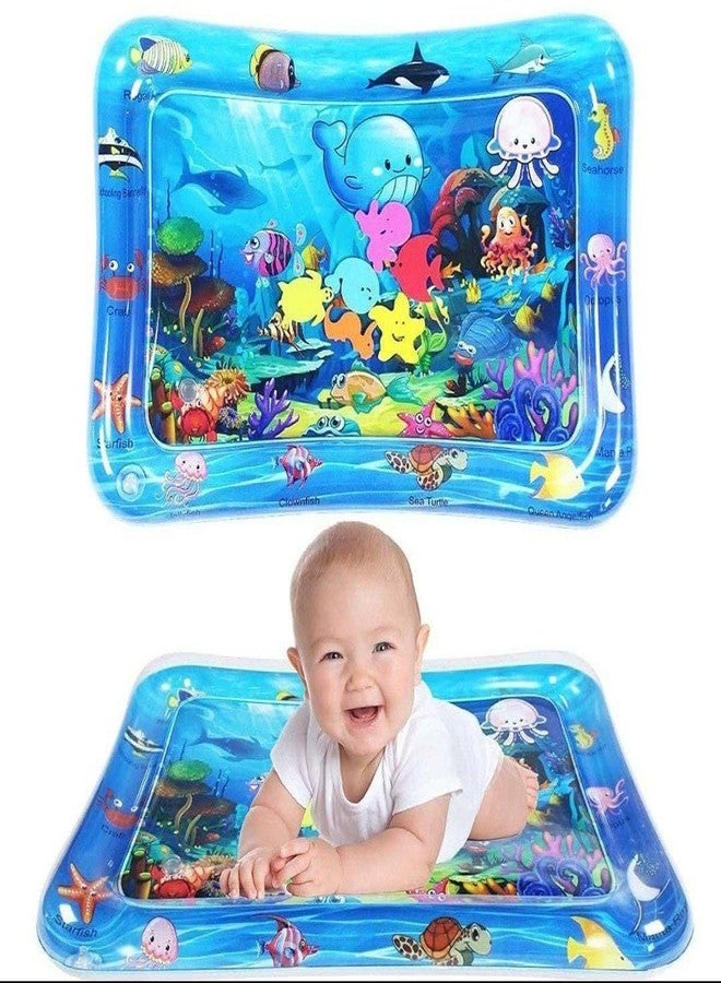 BOTIST Inflatable Tummy Time Premium Water mat Infants and Toddlers is The Perfect Fun time Play Activity Center Your Baby's Stimulation Growth (Multicolor) - Image 1