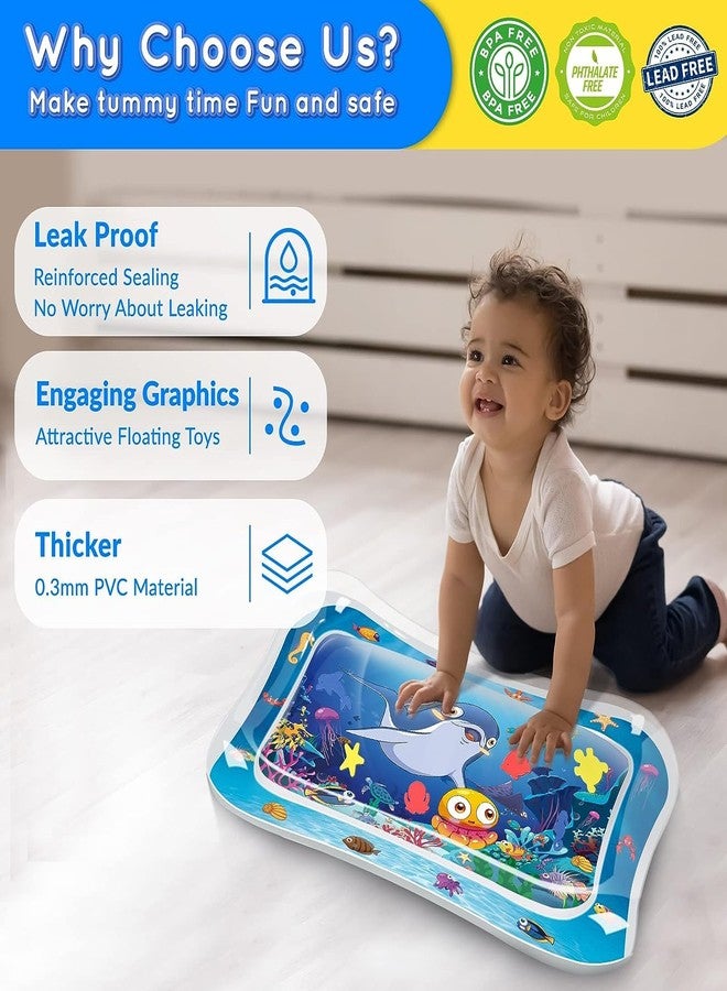 BOTIST Inflatable Tummy Time Premium Water mat Infants and Toddlers is The Perfect Fun time Play Activity Center Your Baby's Stimulation Growth (Multicolor) - Image 4