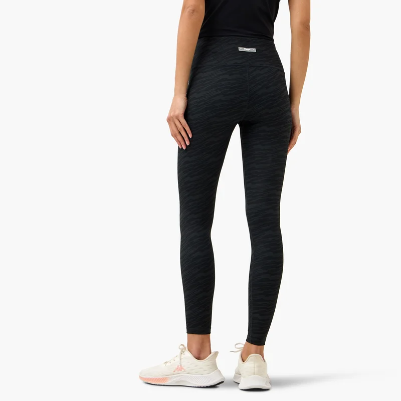 Kappa Kappa All-Over Print Leggings with Elasticated Waistband