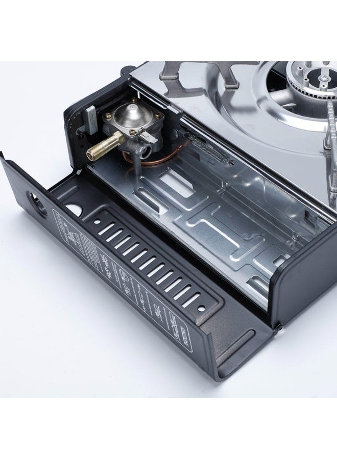 Tradeo High Quality 2 Burner Portable Gas Stove | Durable Iron Butane Fuel Cooker for Outdoor Camping - Image 3