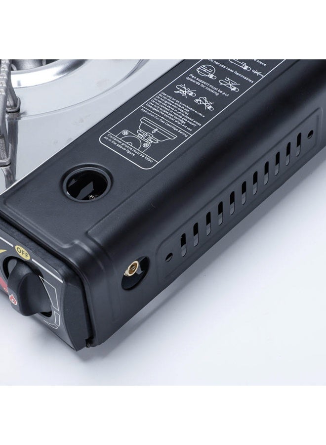 Tradeo High Quality 2 Burner Portable Gas Stove | Durable Iron Butane Fuel Cooker for Outdoor Camping - Image 4