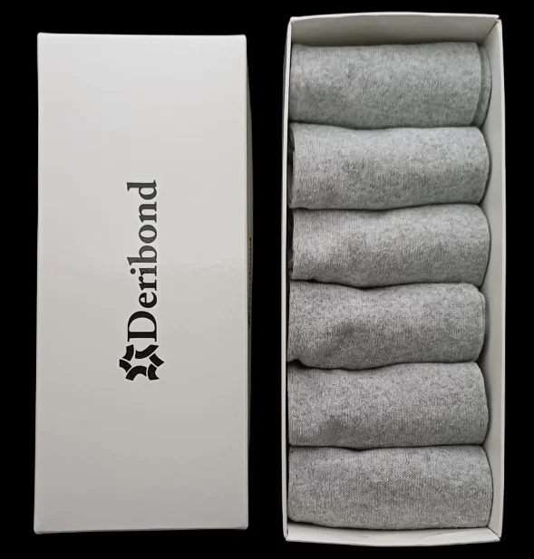 Deribond 6 Pieces Sneaker Socks Women Cotton Invisible Socks
