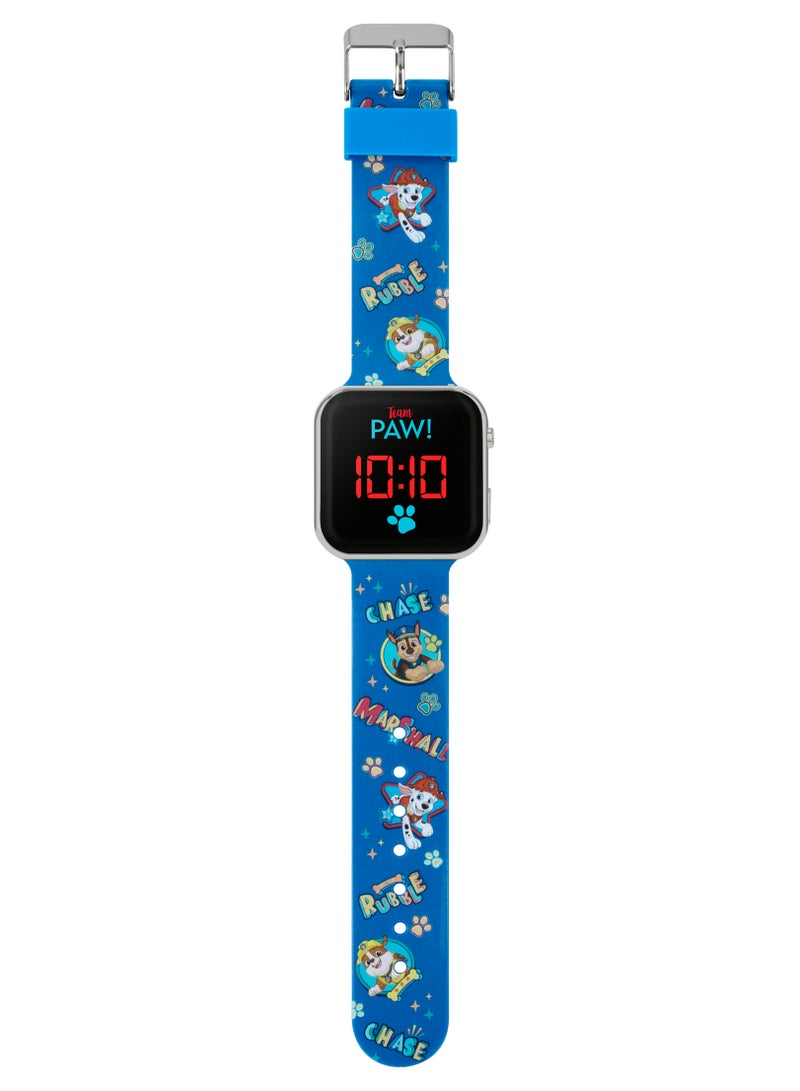 PAW PATROL Nickelodeon Paw Patrol Blue Strap LED Boys Watch - PAW4354  - Image 2
