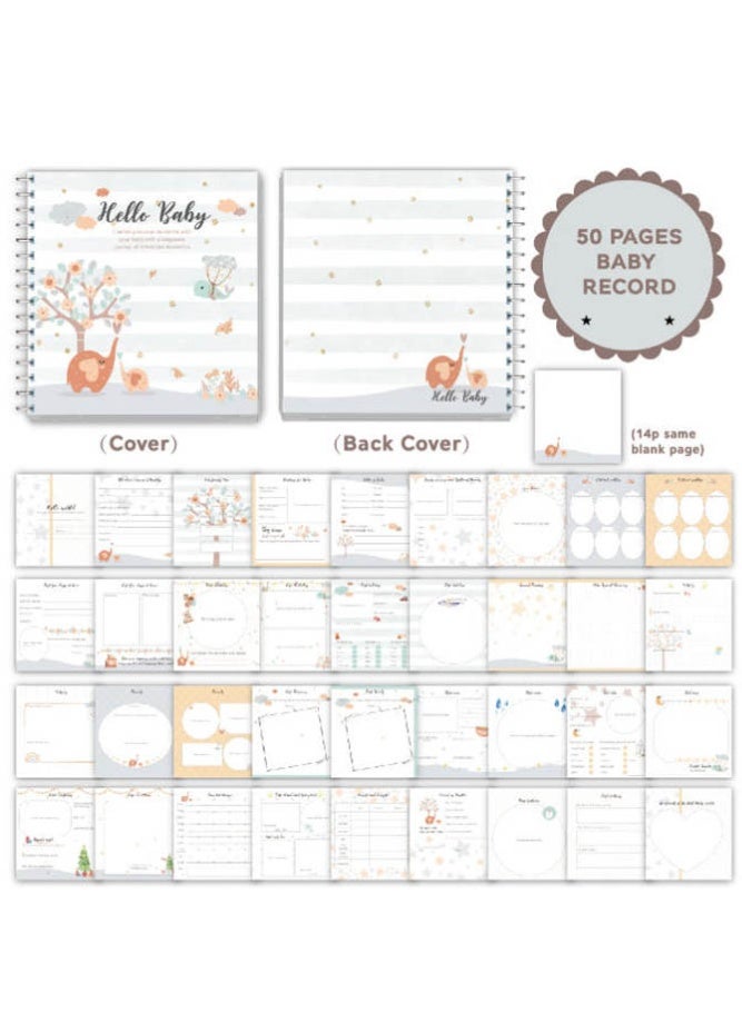 INSENSE Baby Milestone Journal Sticker Set – DIY Decorations for Baby's Growth Milestone Memory Book, Cherish Precious Moments - Image 2