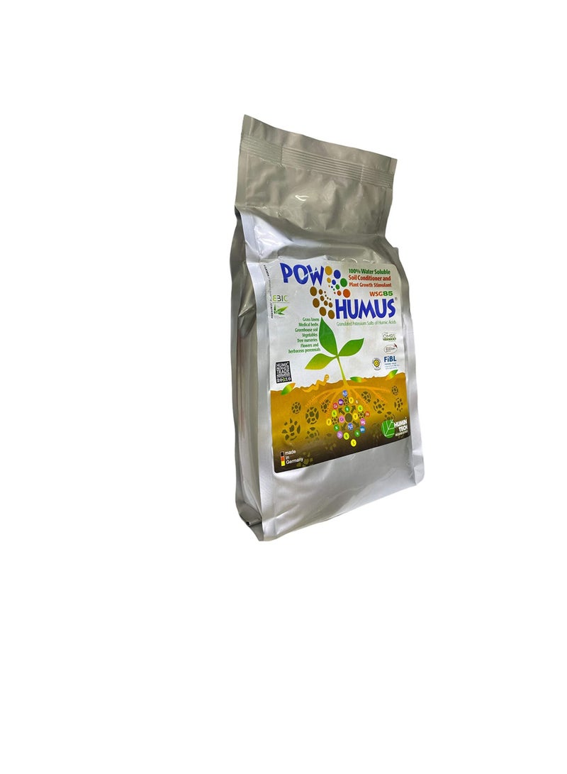 ritaj Granulated Potassium Salt of Humic Acids 100% Water Soluble Soil Conditioner and Plant Growth Stimulant MOCCAE Approved OMRI Listed Made in Germany 1 KG - Image 1