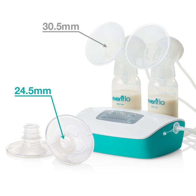 Evenflo Feeding 2 Piece AdvancedFit Flange System with Access to Instructional Video, Small (24.5mm)(Pack of 2) - Image 3