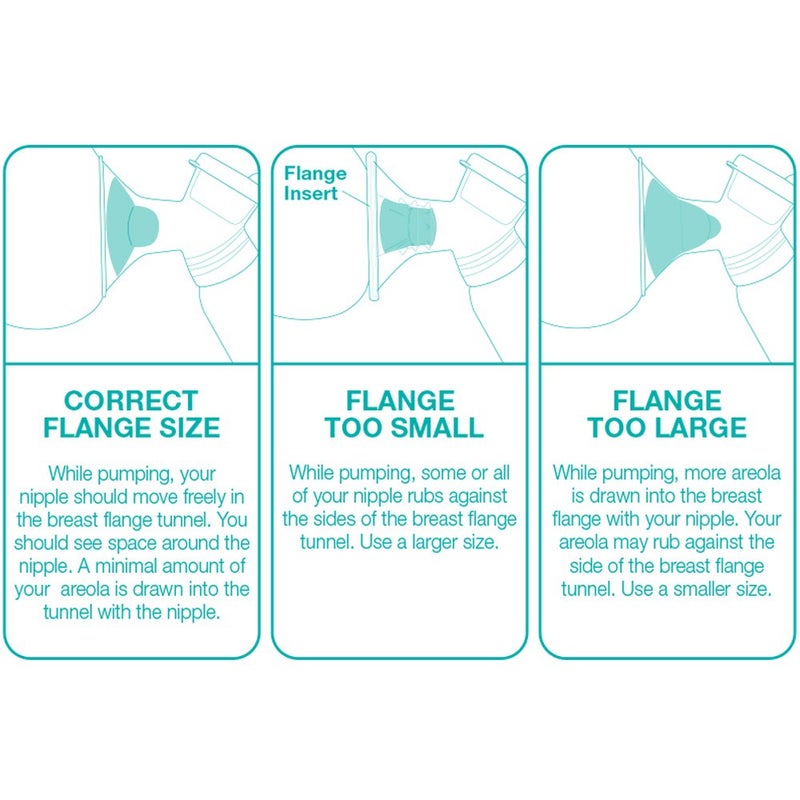 Evenflo Feeding 2 Piece AdvancedFit Flange System with Access to Instructional Video, Small (24.5mm)(Pack of 2) - Image 4