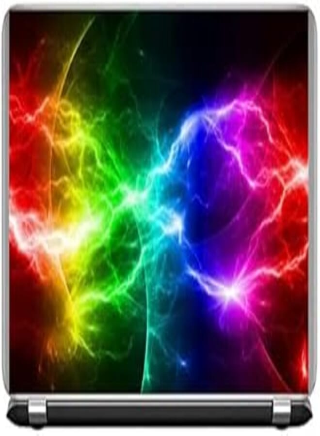 Laptop Decal Compatible with All Sizes Support Screen Size 11-15 Inches Vinyl Waterproof and Scratch Meeting Light 
