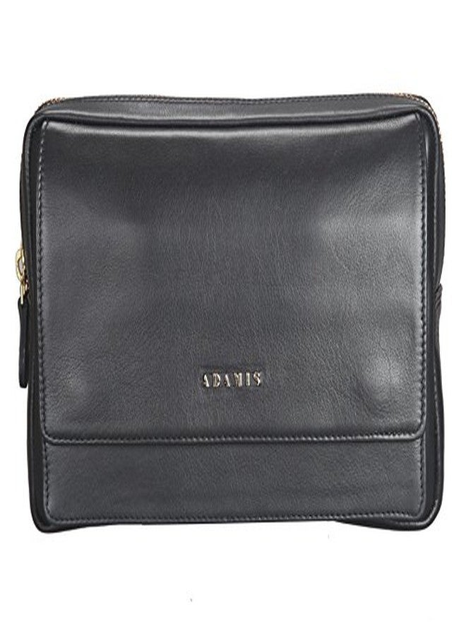 Adamis Multi Utility / Cash Leather Pouch P32 In Black - Image 1