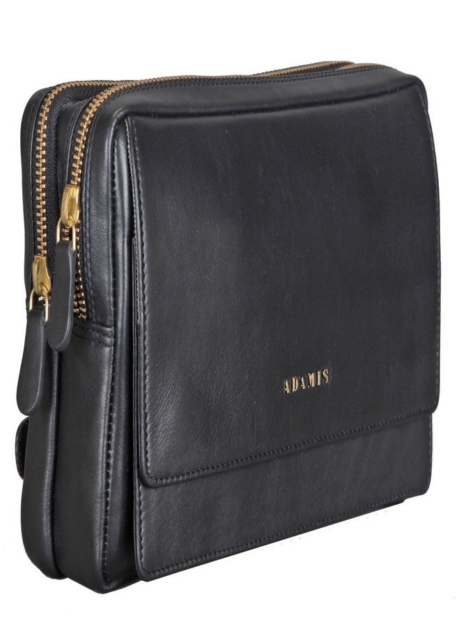 Adamis Multi Utility / Cash Leather Pouch P32 In Black - Image 3