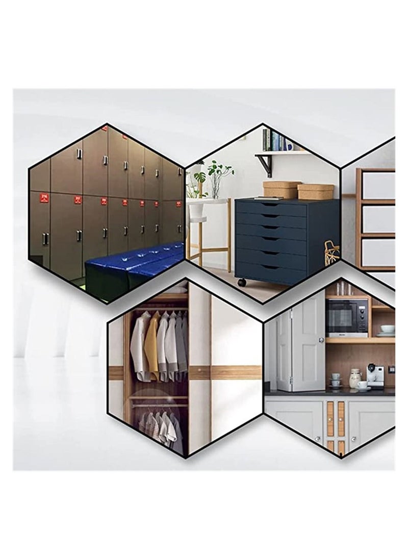 Y&D - Combination Lock for Smart Home Electronic Password Drawer Lock, Shoe Cabinet Desk File Locker Door Digital Keyboard, Knob Turning Tongue, Multi-layer Password, False - Image 1