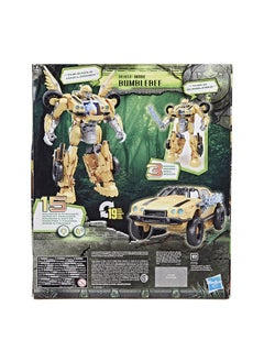 TRANSFORMERS Rise of the Beasts Movie, Beast-Mode Bumblebee Converting Toy With Lights and Sounds, Ages 6 and up, 10-inch  - Image 3
