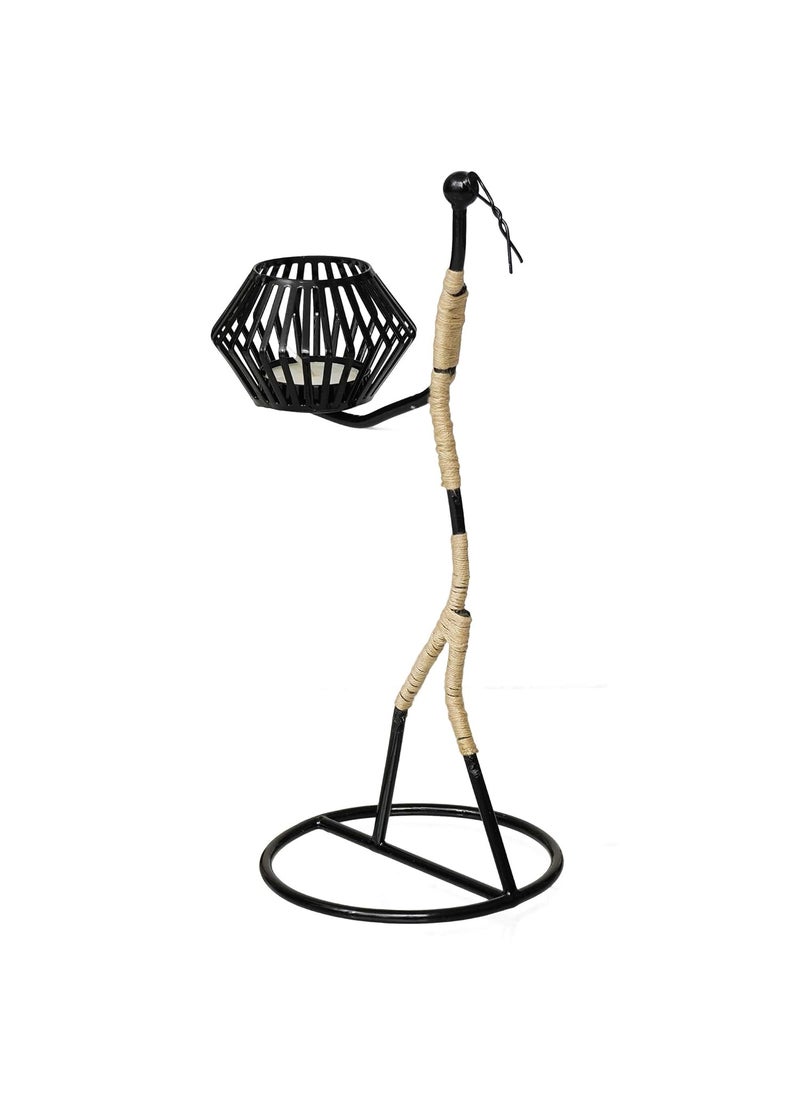 Webelkart Webelkart Premium Trible Lady Tealight Candle Holder for Home Decor| Candle Holder for Diwali Decoration (11.00 Inches)  - Image 2