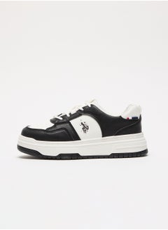 U.S. Polo Assn. Women's White Low-Top Sneakers - Classic Lace-Up Design, Comfortable Shoes for Everyday Wear  - Image 2