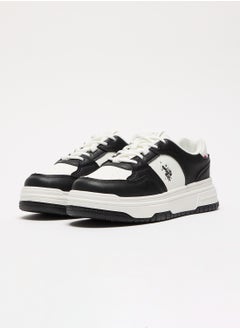 U.S. Polo Assn. Women's White Low-Top Sneakers - Classic Lace-Up Design, Comfortable Shoes for Everyday Wear  - Image 3