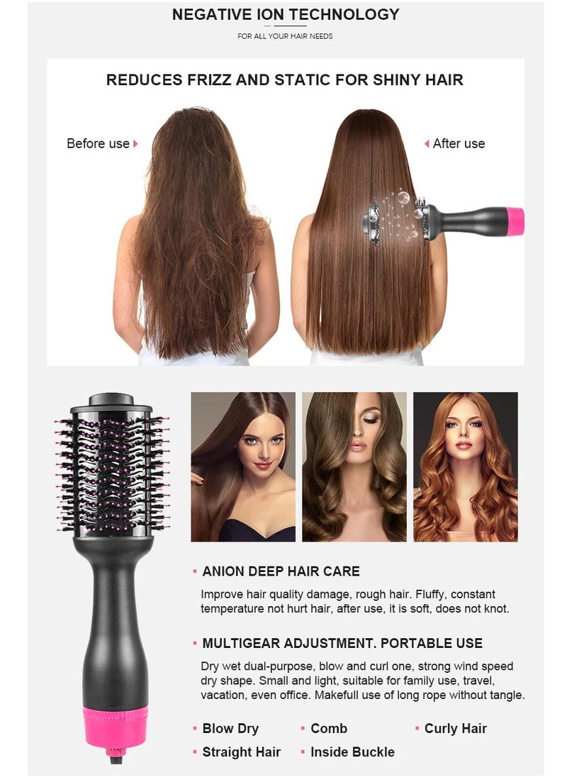 One Step Hair Dryer and Styler Volumizer, Hot Hair Straightener Brush One Step Hair Dryer Brush for Styling and Fast Drying Straightening Curling, Frizz Free  - Image 5