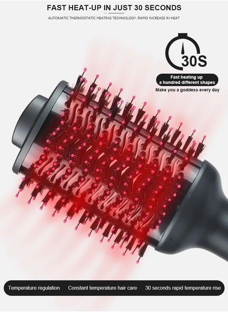 One Step Hair Dryer and Styler Volumizer, Hot Hair Straightener Brush One Step Hair Dryer Brush for Styling and Fast Drying Straightening Curling, Frizz Free  - Image 3