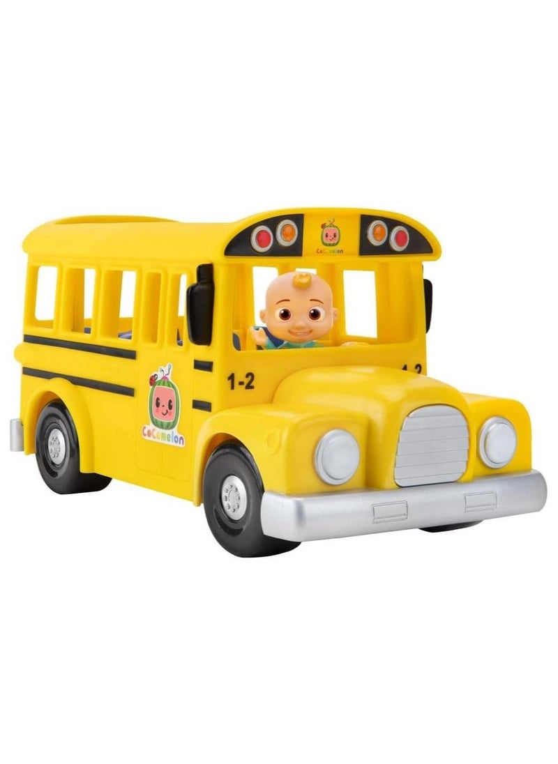 Cocomelon - Cocomelon - Feature Vehicle School Bus  Yellow  Cmw0015 - Image 1