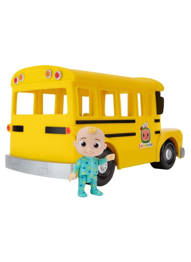 Cocomelon - Cocomelon - Feature Vehicle School Bus  Yellow  Cmw0015 - Image 1