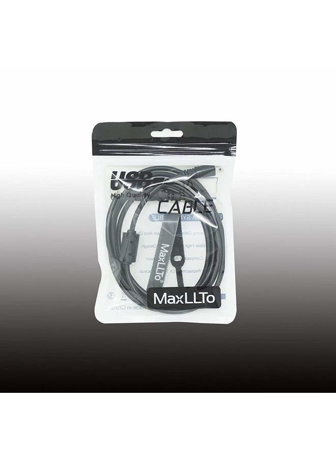 MaxLLTo MaxLL USB Cable for Leica D-Lux 5, V-Lux 30/40 - Extra Long 5ft 2in1 Data Sync-Charge Charge Cable Cord  - Image 5