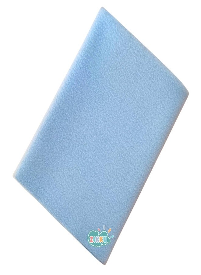 ZIKKU Dry Sheet for Baby/Newborn Bed Protector Waterproof Mat Quick Absorbency (Medium (100 x 70 cms), Sky Blue, 1) - Image 1