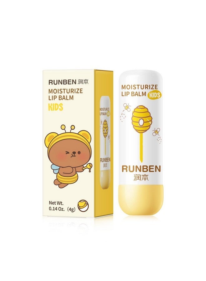 RUNBEN Kids Chapstick Moisturize Baby Lip Balm with Honey Gentle Chapstick for Toddler, Lip Care for Dry Chapped Lips, Easter Gifts for Kids (0.14 oz) - Image 1