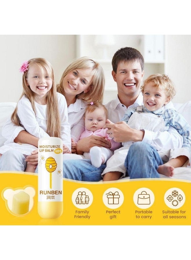 RUNBEN Kids Chapstick Moisturize Baby Lip Balm with Honey Gentle Chapstick for Toddler, Lip Care for Dry Chapped Lips, Easter Gifts for Kids (0.14 oz) - Image 4